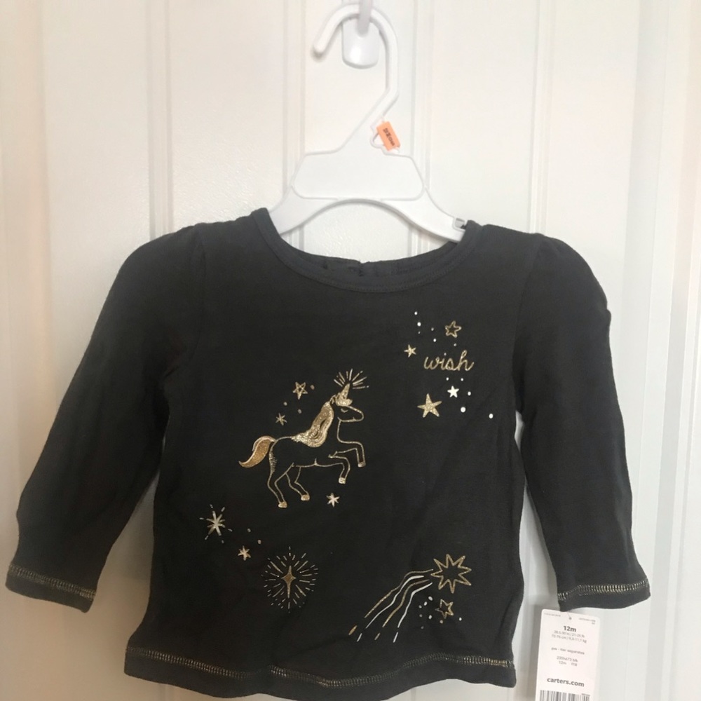 Two Piece Baby Girl Unicorn Set